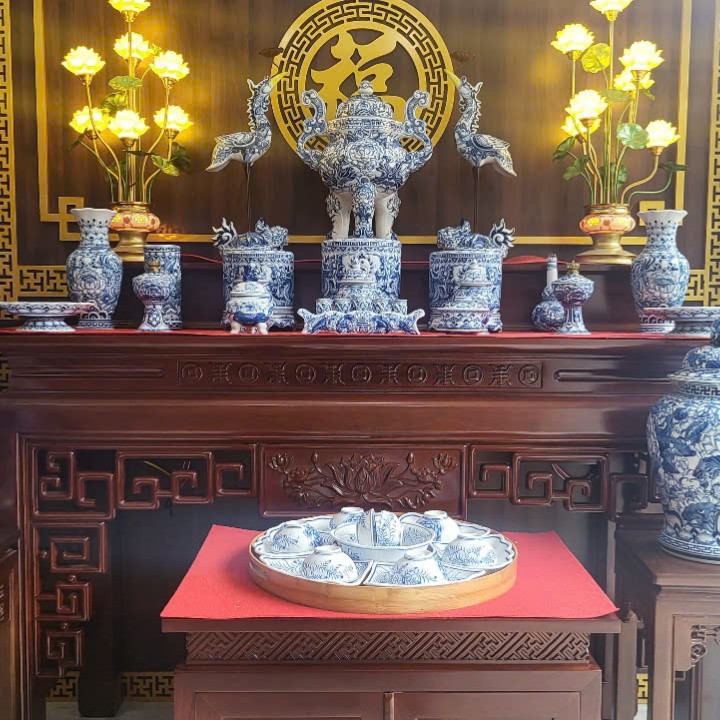 Bộ Đồ thờ  đục kỹ cao cấp 